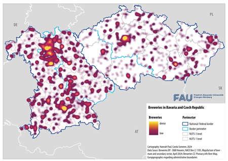 Brauereien im Grenzraum